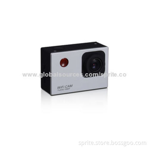 Wi-Fi Full HD 1,080P Sports Camera, 50 Meters Waterproof Function, Compatible with GoPro Accessories